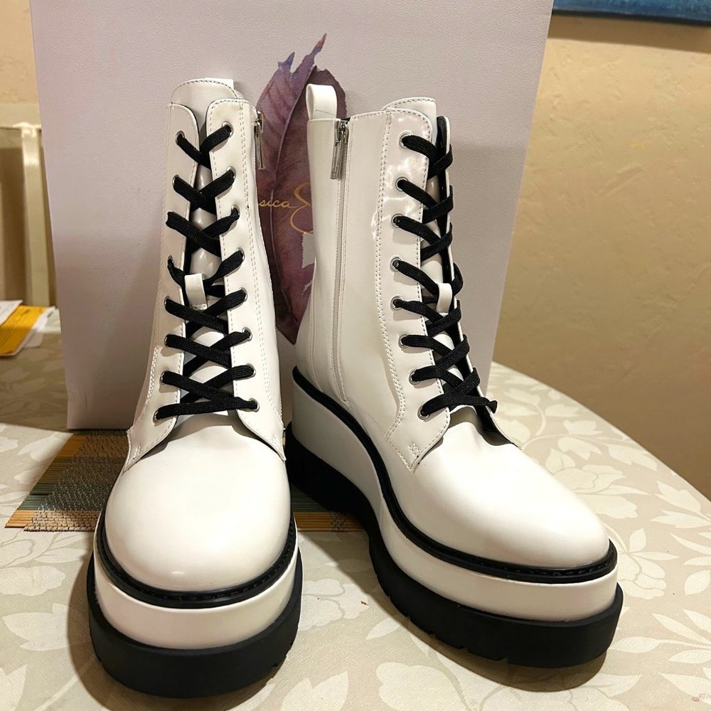 NEW Imelda Platform Combat Boot